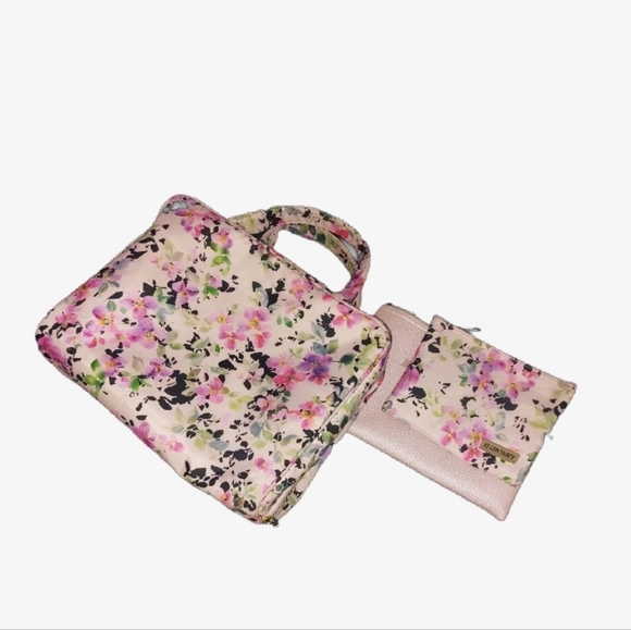 "Ellen Tracy" Cosmetic set bag - Picture 1 of 7